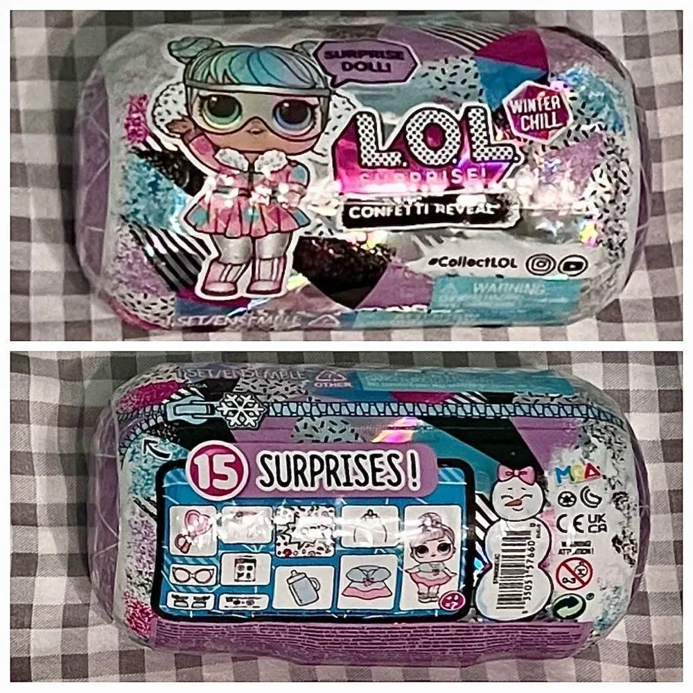 NEW! LOL SURPRISE Winter Chill Surprise Doll Includes 15 Surprises Colle…